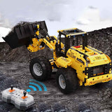 491pcs Assembled RC Wheel Loader Bulldozer Excavator Car building blocks toys Compatible Lego set