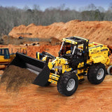 491pcs Assembled RC Wheel Loader Bulldozer Excavator Car building blocks toys Compatible Lego set