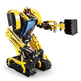 2 in 1 Remote Control Robot RC Excavator Building Blocks Toys Compatible Lego transformer
