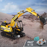 2 in 1 Remote Control Robot RC Excavator Building Blocks Toys Compatible Lego transformer