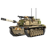 1753pcs M60 Israeli Margach Military Tank building blocks set Compatible Lego Tank