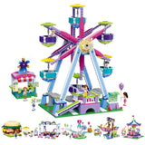 Amusement Park Ferris wheel Building Blocks toy Compatible Lego Friends Set
