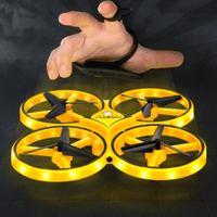 Gesture control four-axis LED light
