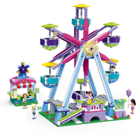Amusement Park Ferris wheel Building Blocks toy Compatible Lego Friends Set
