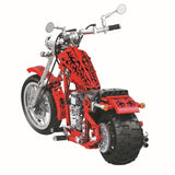 568pcs Technic Cruiser Motorcycle Model  Building Block Set Compatible Lego Set