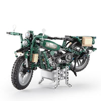 550Pcs Electronic Two-Wheeled Motorcycle DIY Model Building Block Set Compatible Lego