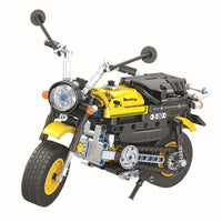 Technic Creator Motorcycle Model Yellow Color Building Block Set Compatible Lego Set