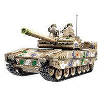 1424pcs WW2 Chinese light main battle tank  building blocks set Compatible Lego Tank