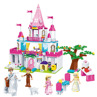 Sweethearts Castle Princess Castle Royal Celebration Sets Building Blocks toys Compatible with lego