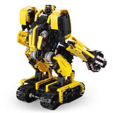 2 in 1 Remote Control Robot RC Excavator Building Blocks Toys Compatible Lego transformer