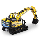 2 in 1 Remote Control Robot RC Excavator Building Blocks Toys Compatible Lego transformer