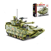 Tank building blocks set ZBD- 05 infantry fighting vehicle Military Series blocks toys Compatible Lego Tank