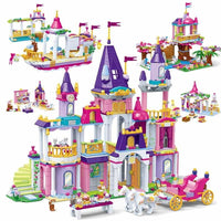 2557pcs Princess Castle Royal Celebration Sets Building Blocks Compatible Lego Friends Set