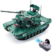 1498CPS RC Military M1A2 tank Model Building Blocks set Compatible Lego Tank