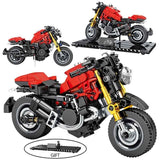 DUKADI SCOOTER Small Motorcycles Model Building Block Set Compatible Lego Set