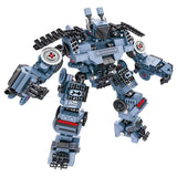 Main Battle Tanks Deformation Transformer Robot Machine Military Series Building Blocks Compatible Lego Set