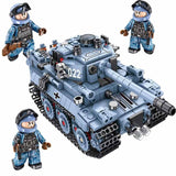 Main Battle Tanks Deformation Transformer Robot Machine Military Series Building Blocks Compatible Lego Set