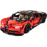 3625pcs Simulation bugatti chiron Model Building blocks Set Red color Compatible Lego car set
