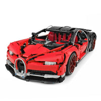 3625pcs Simulation bugatti chiron Model Building blocks Set Red color Compatible Lego car set