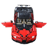 3625pcs Simulation bugatti chiron Model Building blocks Set Red color Compatible Lego car set